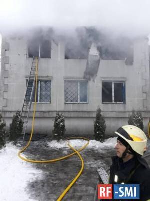При пожаре в доме престарелых в Харькове 15 человек погибли