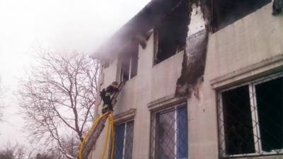 Пожар в доме престарелых в Харькове локализовали