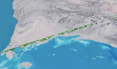 Саудовская Аравия намерена построить уникальный город-линию в 170 километров
