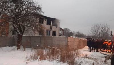 Полиция открыла уголовное производство по поводу пожара в пансионате Харькова