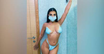 Звезду реалити-шоу осудили за фото в бикини из медицинских масок