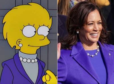Очередное предсказание «Симпсонов»? В Сети обсуждают шокирующее сходство нарядов Харрис и Лизы-президента