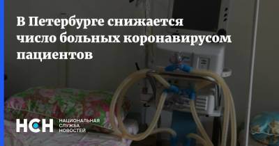 В Петербурге снижается число больных коронавирусом пациентов