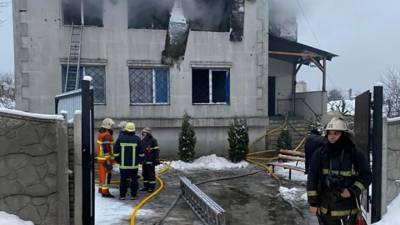 В Харькове объявлен траур после пожара в доме престарелых
