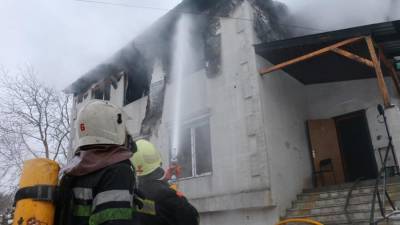 В Харькове объявили траур по жертвам пожара в доме престарелых