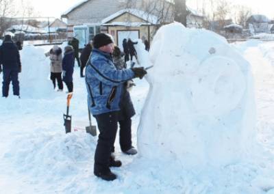 Конкурс снежных фигур пройдет 30 января в селе Кыласово Кунгурского района