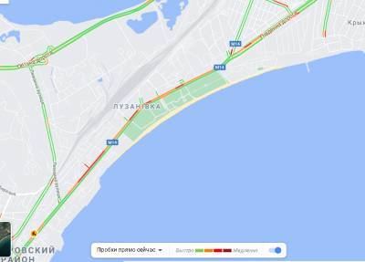 Пробки в Одессе 22 января: на каких дорогах затруднено движение транспорта (карта)