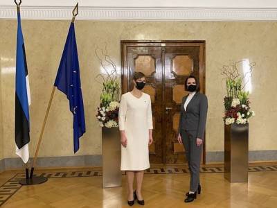 Президент Эстонии на встрече с Тихановской выразила восхищение смелостью белорусов