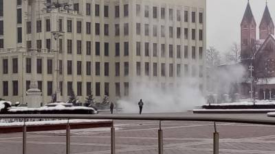 В центре Минска, предположительно, совершен акт самосожжения