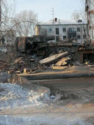 Власти Новокузнецка прокомментировали снос дома, где перевернулся экскаватор