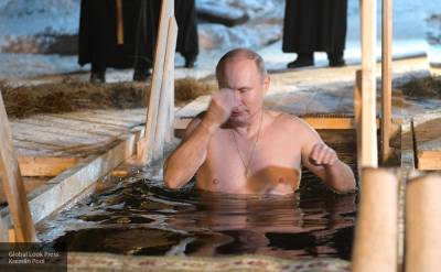 Купание Путина в ледяной проруби сильно впечатлило жителей Великобритании
