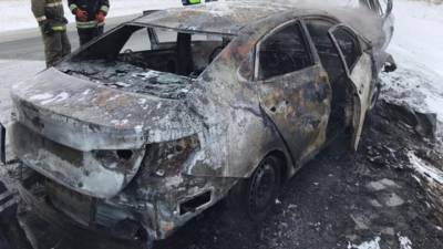 Три человека заживо сгорели после ДТП под Орском