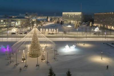 Администрация Архангельска анонсировала демонтаж новогодних украшений
