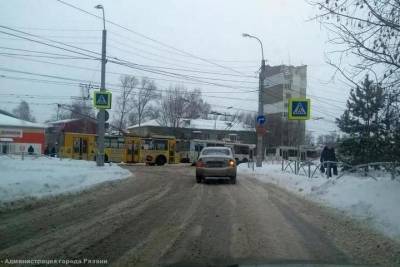В Рязани в Горроще оборудовали новый пешеходный переход