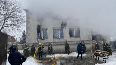 Власти сообщили о состоянии пострадавших при пожаре в Харькове