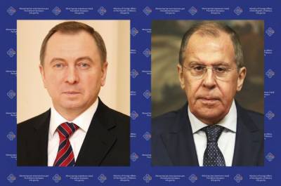 Лавров и Макей обсудили внутреннюю ситуацию в Белоруссии