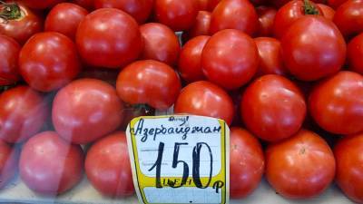 Россия разрешила ввоз томатов и яблок с нескольких предприятий Азербайджана