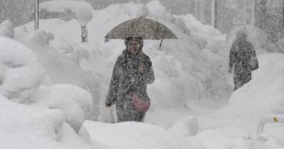 Украинцев предупредили о сильном снегопаде, местами до полуметра