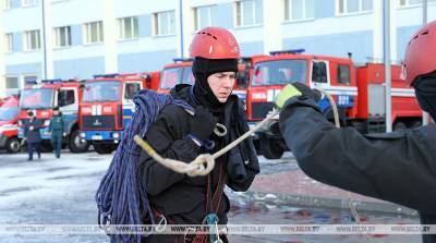ФОТОФАКТ: Пожарный аварийно-спасательный отряд Гомельского областного управления МЧС отмечает 25-летие
