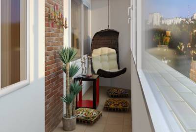Отдых с комфортом: 5 идей для обустройства застекленного балкона