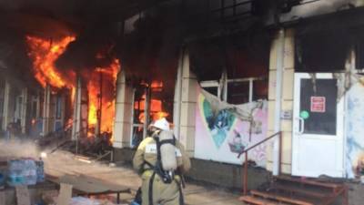Взрыв газа произошел на территории цветочного рынка в Краснодаре