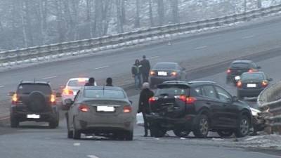 Два крупных ДТП заблокировали дороги из Лесной Поляны в Кемерово