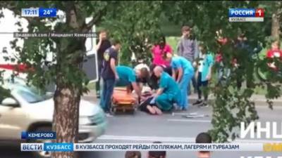 MAN поймал в Кемерове пенсионерку на нерегулируемом пешеходном переходе