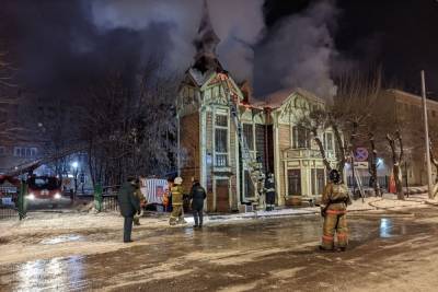 Ночью в Красноярске горел памятник архитектуры регионального значения
