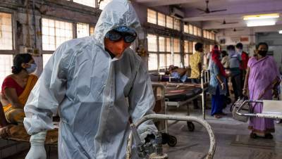 В Индии за сутки от коронавируса привились 347 тысяч человек