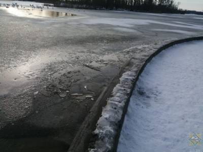 В Бресте на Мухавце десятилетний мальчик провалился под лед