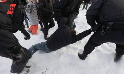 В Екатеринбурге начались первые задержания участников протестной акции