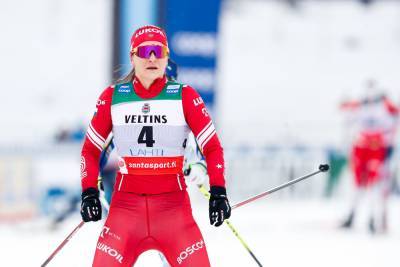 Непряева прокомментировала свой результат в скиатлоне на этапе КМ в Лахти
