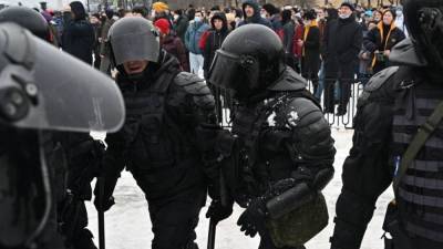 МВД: 4 тыс. москвичей пришли на незаконную акцию на Пушкинской площади