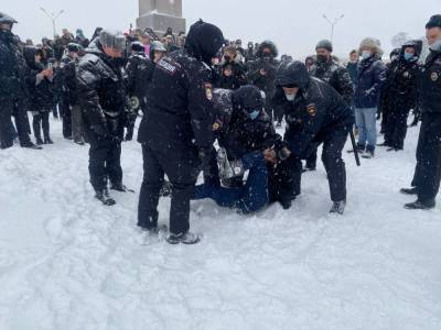 23 января прошла несогласованная акция в поддержку Навального: что происходило в Петрозаводске?
