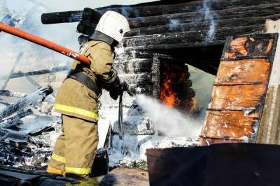 В Йошкар-Оле при пожаре на одной из строек пострадал человек