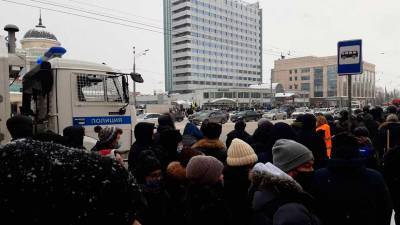 В Казани, также как в Москве, Санкт-Петербурге и др. городах России состоялся митинг в поддержку Навального