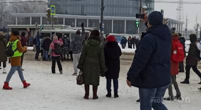 Как полиция сдерживала протесты в центре Ярославля. Видео