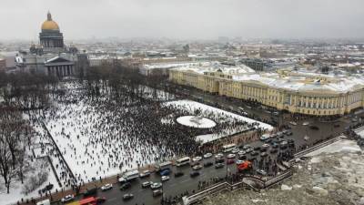 Россия охвачена масштабными протестами: впечатляющие фото и видео с высоты