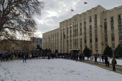 В Краснодаре протестующие «навальнисты» расходятся