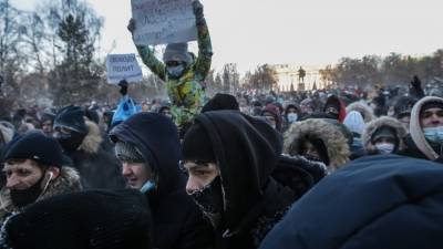 В Тюмени протест навальновцев собрал самое большое количество участников за восемь лет