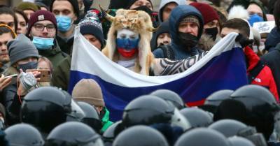 В России прошли акции в поддержку Навального: десятки городов, тысячи протестующих