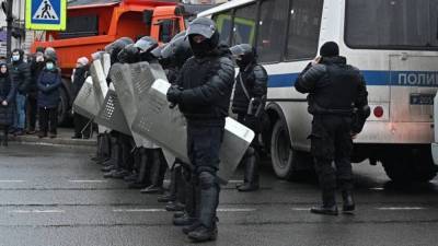 Следователи возбудили уголовные дела после незаконных протестов в Москве
