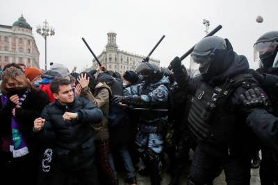 Правозащитники сообщили о более чем 3,3 тыс. задержанных во время протестов в России