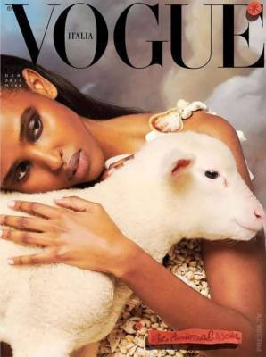 Vogue Italia сделал номер, посвящённый красоте животного мира