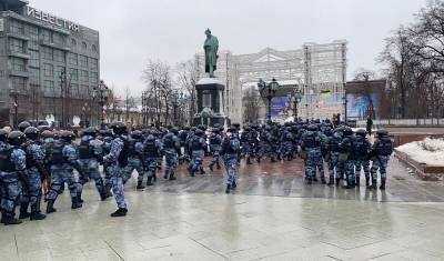 После несанкционированной акции протеста в Москве возбуждены уголовные дела