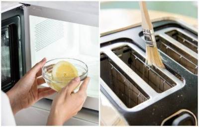 Как с помощью подручных средств очистить кухонную технику от загрязнений