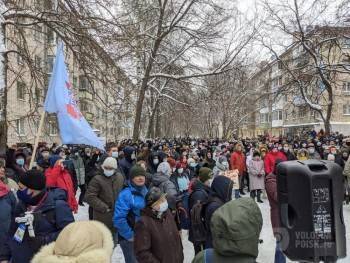 После акции протеста в поддержку Навального в Вологде нескольких человек задержали