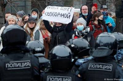 В России на митингах задержали более трех тысяч человек, каждый десятый – ребенок