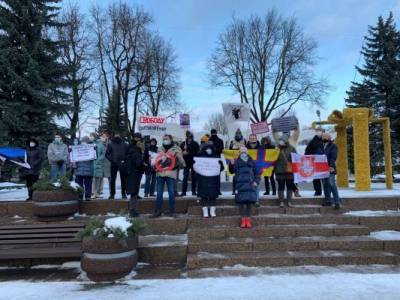 В Эстонии состоялись митинги в поддержку Навального