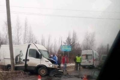 Два человека пострадали в аварии Пскове на улице Пожиговской